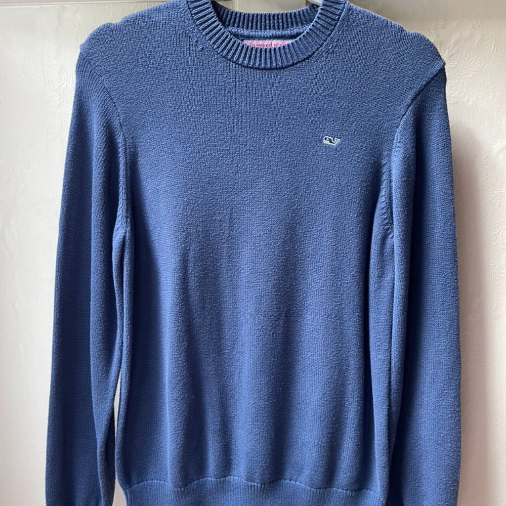 Vineyard Vines boys blue cotton sweater size 20